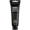 Liquitex 8870038 Basics - Pittura acrilica, Pigmenti per artisti monopigmentati, Resistente alla luce, durevole nel tempo, Finitura satinata, Tubo da 118 ml - Nero D' Avorio