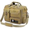 SPAHER Borsa Lavoro Uomo 24 Ore per PC 14/15.6/17" - Valigetta Tattica Ventiquattrore - Porta PC Laptop Briefcase per Ufficio