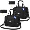 BAGZY Borsone da Viaggio 40x30x20 Wizzair 25L Bagaglio a Mano 20x30x40 Vueling Impermeabile Borse per Aereo Borsa Viaggio Pieghevole per Ospedale Weekend Ginnastica Sportiva Tracolla Uomo Donna Nero