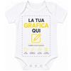VENEZIANO Body neonato cotone personalizzabile Neonato - Neonata con stampa personalizzata su richiesta 100% made in italy