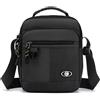 BAGZY Borsa da uomo a tracolla da uomo, borsa a mano Oxford, borsa a mano, borsetta a tracolla, da uomo, borsa da viaggio, scuola, lavoro, borsa sportiva, Nero579