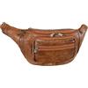 STILORD ""Maverick" Marsupio Unisex in vera pelle Running Borsello Vintage Retro' con Tasche Zainetto per Sport Lavoro Jogging Festival Viaggio Cintura Colore:marrone antico