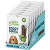 Edgard & Cooper Snack per Cane Stick Dentali Naturale 8x7 (confezione da 8) Bastoncini da Masticare, igiene dentale, tempo di masticazione lungo, alito fresco (Mela e Eucalipto, Medio)