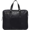 SID & VAIN® Borsa tracolla porta pc vera pelle Maguire cartella laptop computer portatile Messenger porta-documenti Università Scuola Ufficio Lavoro Business uomo donna nero prodotto artigianale