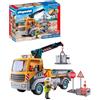 PLAYMOBIL | Action Heroes | Camion da Cantiere con Gru | Giocattolo da Costruzione per Bambini | Set da Cantiere | Giocattolo per Bambini dai 4 Anni | 71750