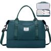 SEAFEW Borsone da Viaggio,Bagaglio a Mano Easyjet Borsa da Viaggio con Scomparto per le Scarpe, Borsa da Cabina per Easyjet Borsa Sportiva Borsone da Palestra da Weekend,C4-Blu Pavone