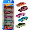 Hot Wheels, confezione da 5 veicoli, macchinine Hot Wheels in scala 1:64 con dettagli autentici, giocattolo per bambini, 3+ anni, 01806, Modelli Assortiti (anche diversi da quelli mostrati in foto)