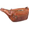 STILORD ""Maverick" Marsupio Unisex in vera pelle Running Borsello Vintage Retro' con Tasche Zainetto per Sport Lavoro Jogging Festival Viaggio Cintura Colore:cognac lucente