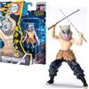 BANDAI - Ultimate Legends HD - Figurina d'azione Demon Slayer 12 cm - Inosuke Hashibira - Licenza Ufficiale Demon Slayer - Figurina articolata Inosuke - Giocattolo per bambini 4 anni e + - VE88963