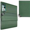 KOTARBAU® Telo Impermeabile Esterno - Polietilene - 3 x 3m - Verde Oliva - 120 g/m² - Telo Sotto Piscina Fuori Terra - Copertura con Occhielli - Telone Robusto - Copertura Esterna - Telone da Giardino