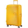 American Tourister Soundbox - Trolley L Espandibile Valigia, 77 cm, 97/110 L, Giallo (Golden Yellow)