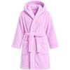 Leonardo home Accappatoio Bambino 100% Cotone 450 GSM con Cappuccio - Spugna Morbida e Super Assorbente - Accappatoio Bimbo e Bambina per Bagno, Mare e Piscina - Taglie 2-16 Anni, Colori Pastell