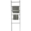 Iris Ohyama Stand Appendiabiti in Metallo, Scala, Nero, Ganci Inclusi, Solido, Anti scivolo, Per Camera, Studio, Armadio, Stendibiancheria, Montaggio Facile, PI-L160