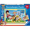 Ravensburger - Puzzle 2x12 Pezzi Paw Patrol | Puzzle Bambini 3 Anni | Dimensioni Di 26x18 Cm | Regalo Bambino 3 Anni | Regalo Originale