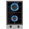 Klarstein Piano Cottura 2 Fuochi Gas, Integrato 4.2kW, ad Incasso in Acciao Inox