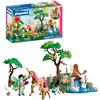 PLAYMOBIL Fantasy & Magic Fairy Outing | 2 fate, famiglia di unicorni e Joyling con grotta di pietre preziose | Stimola la creatività | Giocattolo per bambini dai 4 anni in su | 72067