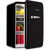 KLARSTEIN Mini Frigo, Frigo Portatile, Frigorifero Piccolo da Ufficio, Mini da Camera con Sbrinamento Manuale, Design Vintage, Frigorifero da Campeggio Silenzioso, Bar 0-10°C, 70L