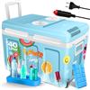KESSER® Frigo box 40L con ruote | per mantenere il calore e il raffreddamento | frigo box termoelettrico | 12 Volt e 230 Volt| Mini frigo | Box termico per auto| incl. Pacchetti di raffreddamento