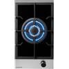 Klarstein Piano Cottura 1 Fuoco Gas, Piano Cottura a Gas Integrato 3.4kW, 1 Fuoco Incasso in Acciao Inox