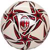 Mondo Toys - Pallone da Calcio Cucito A.C. MILAN PRO - Prodotto Ufficiale - misura 5 - 400 g - colore Rosso Nero - 13448