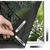 EASYmaxx Zanzariera antipolline per finestre con Magic Click | Tagliata su misura per tutte le finestre fino a 110 x 130 cm | Facile installazione con 12 magneti - senza forare o avvitare [Nero]