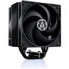 ARCTIC Freezer 36 (Black) - Dissipatore CPU a torre singola con push-pull, due ventole P da 120 mm ottimizzate per la pressione, cuscinetto fluidodinamico, 200-1800 rpm, 4 heatpipes, incl. MX-6
