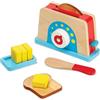 Melissa & Doug Set di Tostapane con Pane e Burro - Alimenti da Gioco e Accessori da Cucina in Legno, 9 Pezzi, Multicolore, c1