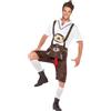Smiffys Costume Hot Dog, con Pantaloni Bavaresi, Camicia e Cappello Halloween