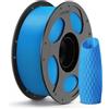 ANYCUBIC Filamento PLA 1,75 mm, Filamento PLA per Stampante 3D, Confezione Sottovuoto, Identificazione Intelligente per Stampa Intelligente, Ciano 1KG