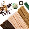 APKOL 300 pezzi Scovolini Ciniglia Colorati per Lavoretti Marrone scuro + marrone chiaro Pipe Cleaner con Stelo Filo Floreale e Nastro Floreale di DIY Carta + stame giallo pallido