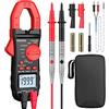 Proster Pinza Amperometrica 2000 Count TRMS 600A Multimetro Digitale con Retroilluminazione e Luce Test Temperatura AC Corrente AC/DC Tensione NCV Diodo Resistenza Continuità