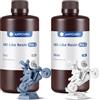 ANYCUBIC Resina ABS-Like Pro 2 per Stampante 3D con Eccellente Resistenza e Tenacità, A Basso Odore Resina UV 405nm a Polimerizzazione Rapida per Stampa 3D LCD/DLP/SLA, Grigio+Bianco 2000g