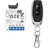 DieseRC 433 Mhz Universal DC 12V 1CH Interruttore di controllo remoto wireless Modulo ricevitore relè RF, codice di apprendimento EV1527 Telecomando fai da te