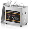 FOHERE Pulitore ad Ultrasuoni Macchina, professionale ad ultrasuoni digitale con riscaldamento e temporizzatore, ideale per gioielli, Occhiali Orologi, ricambi auto valvole, laboratori (3.2L)