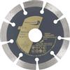 PRODIAMANT Disco Diamantato Universale 115 mm x 22,23 mm - segmento 10 mm, cemento, pietra, mattoni, adatto a smerigliatrice angolare