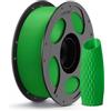 ANYCUBIC Filamento PLA 1,75 mm, Filamento PLA per Stampante 3D, Confezione Sottovuoto, Identificazione Intelligente per Stampa Intelligente, Verde 1KG
