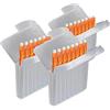 JB White 24 pezzi Filtro cerume per apparecchi acustici compatibili con gli apparecchi Starkey Hear Clear e Kind evo/evoR | Filtro cerume altezza: 1,5 mm | diametro 1,7 mm, arancione