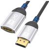 lalasis Estensione Displayport 16K 2.1,cavo DP 0,2M 16K@60Hz 10K@60Hz 8K@120Hz 4K@240Hz 144Hz,cavo DP 80Gbps con HDR,FreeSync,G-Sync,DSC 1.2a,HDCP 2.2 compatibile con PC,HDTV,monitor da gioco,laptop,grafica