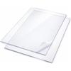 GOYAPRINT Confezione da 2 piastre in policarbonato compatto trasparente 3 mm A3 - 420 x 297 mm Lamina rigida ad alta resistenza agli urti con pellicola protettiva a doppio lato (3 mm - A3)