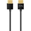 SMALLRIG 35 cm Cavo Video 4K Cavo per HDMI Ultra Sottile, ad Alta Velocità Supporta 3D, 4K a 60 Hz, Ethernet, ARC da Maschio a Maschio per Fotocamera, HDTV, 35 cm/1,15 Piedi - 2956B