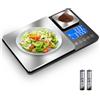 Drcowu Bilancia Cucina Digitale a doppia piattaforma da 500g e 15kg, dotata di doppia precisione 0.01g, 1g, funzione di accumulo, Bilancia da Cucina Professionale con Funzione Tare, Facile da Leggere