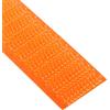 KLEBESHOP24 nastro a strappo per cucire [SOLO PARTE MASCHIO] dimensioni e colore a scelta/arancio, 20 mm x 3 m