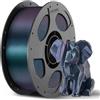 ANYCUBIC PLA Galaxy Filamento 1,75 mm, Effetto Stellato e Superficie Robusta Filamento per Stampanti 3D, Precisione Dimensionale +/- 0,02 mm, 1KG Blu Galassia