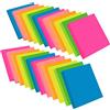ZCZN Foglietti Adesivi Multicolor-76mm x 76 mm, 100 Fogli/Blocchetto, 6 Colorati Sticky Notes, Confezione da 24 Blocchetti, Removibili, Adatto per Scuole, Uffici