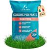 LERAVA® Concime per Prato Marathon (135 m²) - Fertilizzante a Lenta Cessione fino a 4 Mesi - Concime Prato Estate con Potassio, Magnesio e Microelementi - Nutrimento Costante per Prati e Aree Verdi