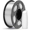 ANYCUBIC PLA Filamento per Stampante 3D, Identificazione Intelligente Filamento PLA per Stampante 3D 1,75 mm Precisione Dimensionale +/- 0,02 mm(Trasparente,1KG)