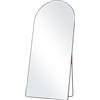 VEVOR Specchio ad Arco a Figura Intera 1800 x 810 mm Grande Specchio da Terra Appeso a Parete con Supporto Telaio in Lega di Alluminio, Specchio da Toeletta a Corpo Intero per Camera da Letto, Nero
