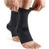 CAMBIVO Cavigliera Sportiva per Distorsione, Cavigliera Ortopedica, Fascia Elastica Caviglia con Graduata Compressione, Tutore Caviglia per Sport, Fascite Plantare, Tendinite di Achille e Artrite