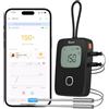 SONOFF BMT01 termometro da cucina a doppia sonda, sonda carne per barbecue, Display LCD con Lettura Istantanea, Timer e Allerta Preimpostata, Adatto per BBQ, Grigliate, Cottura e Forno.