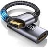 JSAUX Adattatore DisplayPort a HDMI (1080P@30Hz, UHD), Convertitore DP Maschio a HDMI Femmina 2.0 Compatibile Con HP, DELL, HDTV, Monitor, Schede Grafiche, Proiettori